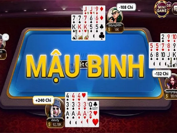 game mậu binh - Mậu Binh 2 người