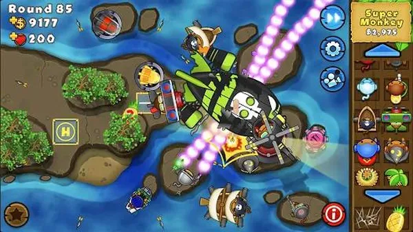 game phòng thủ - Bloons Supermonkey